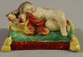 English Staffordshire Figure of a Sleeping Child