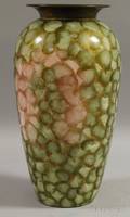 Enameled Bronze Vase