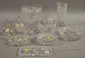 Ten Assorted Colorless Cut Glass Table Items
