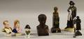 Seven Small Figures and Busts of Napoleon and One of Josephine
