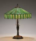 Handel Leaded Glass Table Lamp
