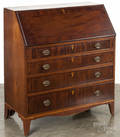 New England Federal mahogany slant front desk