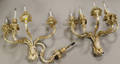 Pair of Silvergilt Fivearm Candelabra Wall Sconces