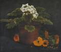 American School 20th Century Still Life with Flowers