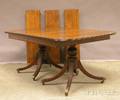 Georgianstyle Mahogany Doublepedestal Dining Table