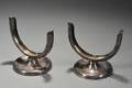 Pair of Porter Blanchard Silverplated Copper Table Ornaments
