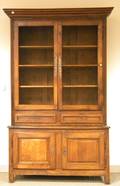 French Provincial Oak Stepback Biblioteque