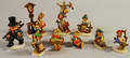 Eight Small GoebelHummel Ceramic Figures and a Hummelstyle Ceramic Figure