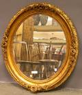 Victorian Circular Giltgesso Mirror