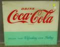 CocaCola Plexiglas Advertising Sign