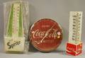 Two CocaCola Plastic Wall Thermometers and a Sprite Plastic Wall Thermometer