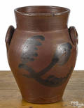 Redware crock 19th c