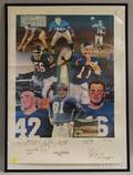 Unframed Autographed New York Giants Print