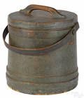Painted pine firkin 19th c