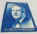1928 Al Smith For President Printed Silk Campaign Kerchief