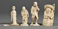 Lot of Four Ivory Carvings