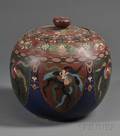 Cloisonne Covered Jar