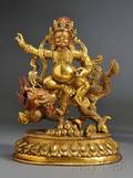 Giltbronze Kubera