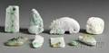 Nine Jadeite Pendants