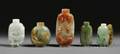 Five Jadeite Snuff Bottles