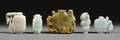 Five Jadeite Snuff Bottles