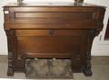 Walnut pump organ