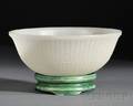 Jade Bowl with Ivory Stand