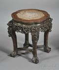 Rosewood Tabouret