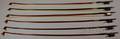 Six Violin Bows various makers and mounts