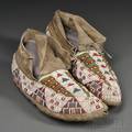 Lakota Beaded Hide Moccasins