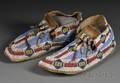 Central Plains Beaded Hide Moccasins