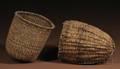 Two Southwest Wicker Carrying Baskets