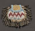 Apache Beaded Hide Pouch