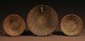 Three Southwest Coiled Basketry Bowls