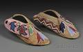 Oto Beaded Hide Moccasins