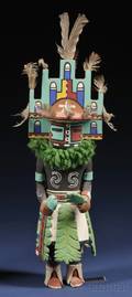 Southwest Polychrome Carved Wood Kachina