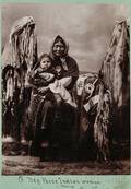 Cabinet Card by HB Calfee of a Nez Perce Woman and Child