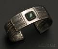 Navajo Silver and Turquoise Bracelet
