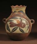 Acoma Polychrome Pottery Jar