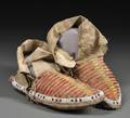 Central Plains Beaded Hide Moccasins