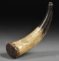 Western Incised Powder Horn