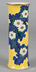 Japanese porcelain rouleau vase