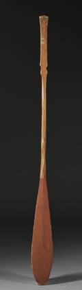 Penobscot Carved Wood Paddle