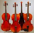 Four Modern German Violins Anton Schroetter Workshop Mittenwald c 1970