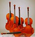 Five Modern Violins Adolf Sandner Bayern c 1980