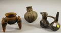 Three PreColumbian Pottery Vessels