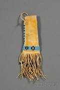 Central Plains Beaded Hide Pouch