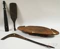 Four New Guinean Carved Wood Items