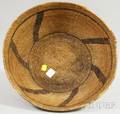 Southwest Coiled Basketry Bowl