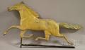 Gilt Molded Copper Running Horse Weather Vane